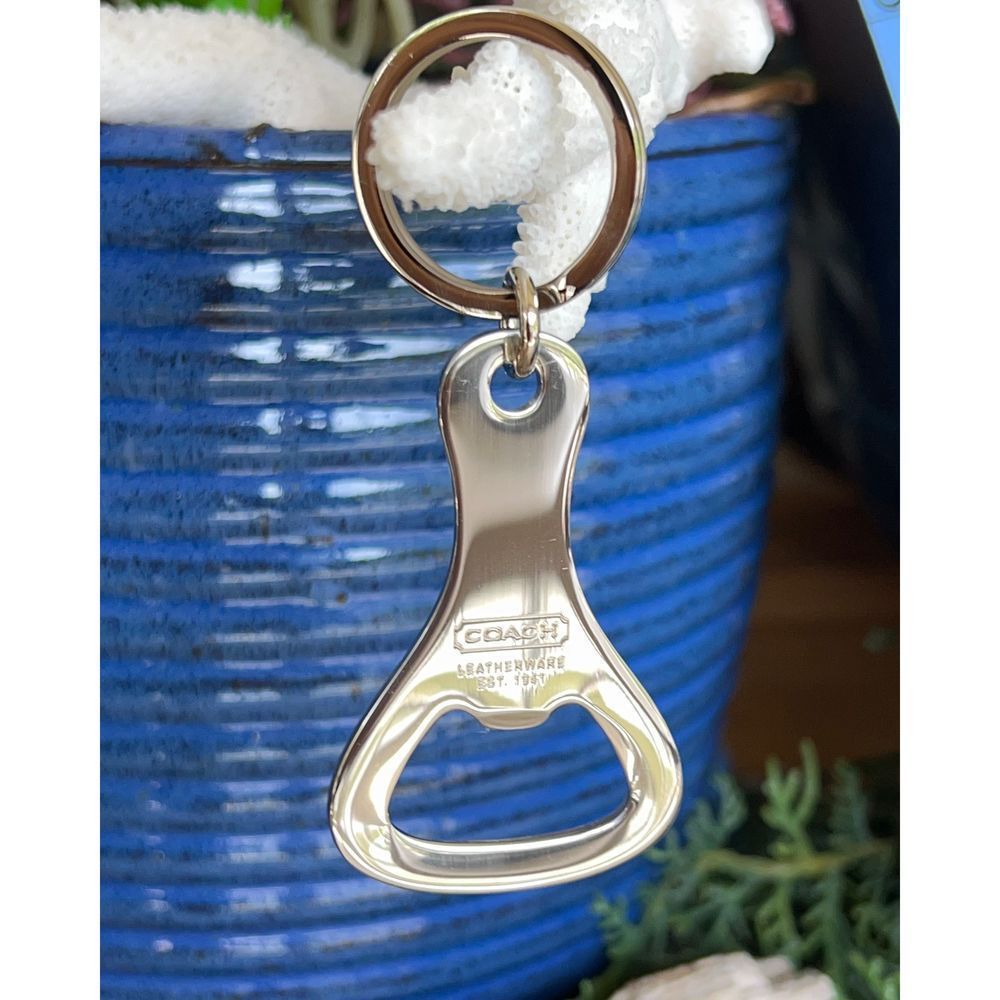 COACH Bottle Opener Purse CHarm Key Fob - Picture 2 of 4